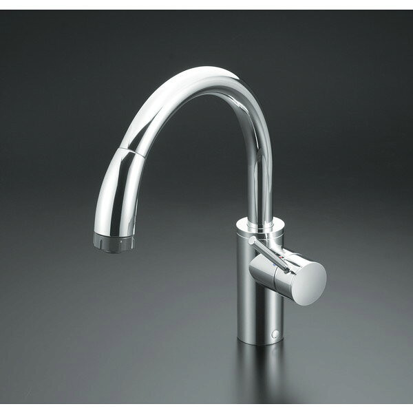 楽天市場】KVK KVK KM6061EC グースネックシングル混合栓 eレバー