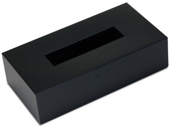 ティッシュボックス カラー ブラック(1コ入)
