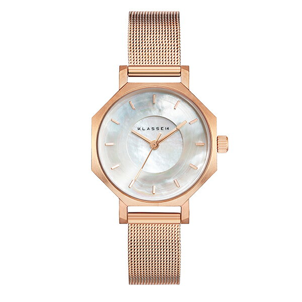 クラス14｜KLASSE14 Volare OKTO White MOP with Mesh Strap 28mm ホワイトMOP WOK19RG008S