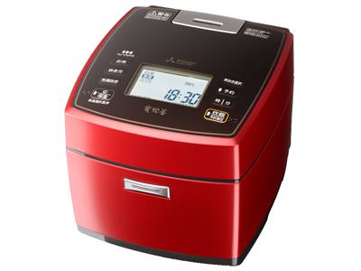 MITSUBISHI 備長炭 炭炊釜 IH炊飯器 赤紅玉 NJ-VXA10-R