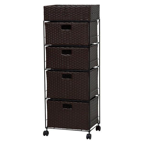 楽天市場】不二貿易 桐製 マルチカラフル5段ボックス シンクエ 2(1台