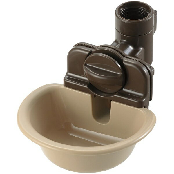 リッチェル ペット用 ウォーターディッシュ ブラウン Sサイズ(1コ入)