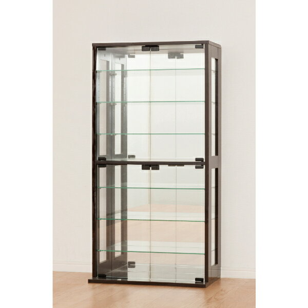 楽天市場】不二貿易 ガラスディスプレイケース クリア TMG-G53-1 組立