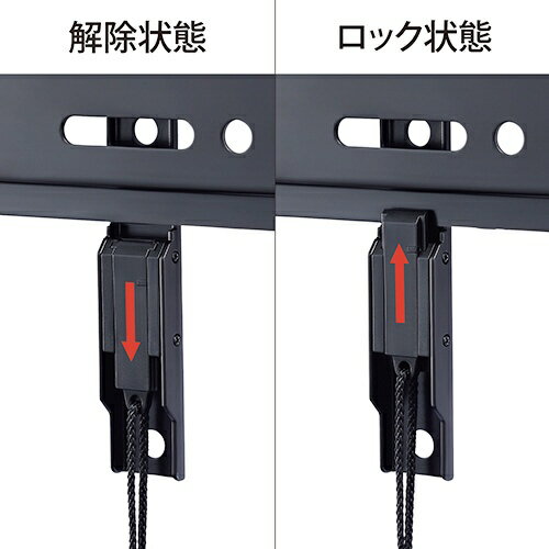 楽天市場】ハヤミ工産 ハヤミ工産 超薄型ワンタッチロック壁掛金具 SH