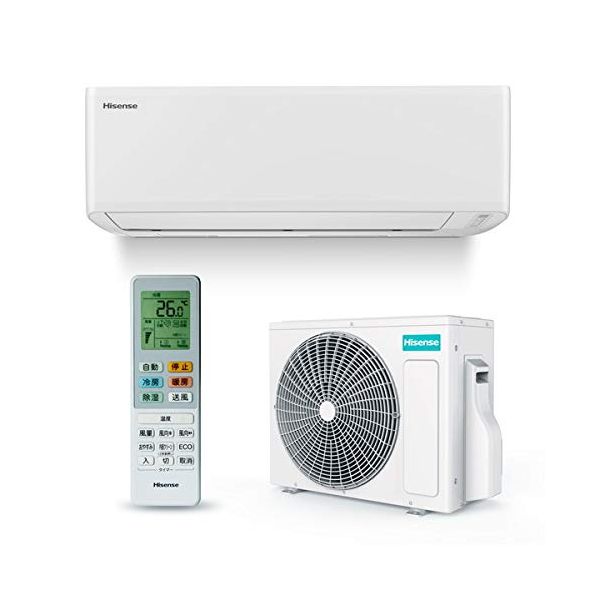A1176?激安‼️2019年製ハイセンスルームエアコンHA-S22AE7-W 6畳用?