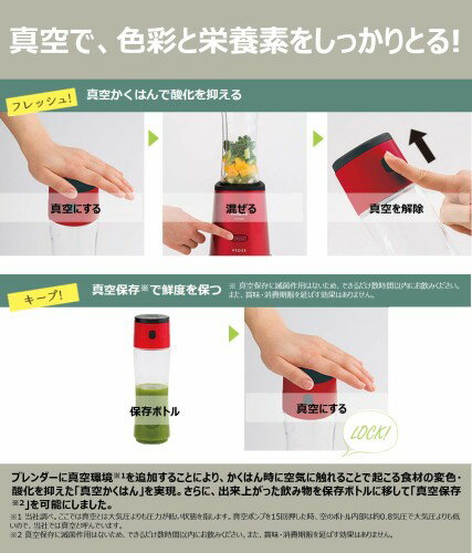 日立 パーソナルブレンダー VEGEE HX-C2000 メタリックレッド(1台)