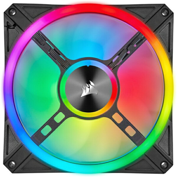 CORSAIR iCUE対応 QL140 RGB Dual Fan Kit ブラック CO-9050100-WW