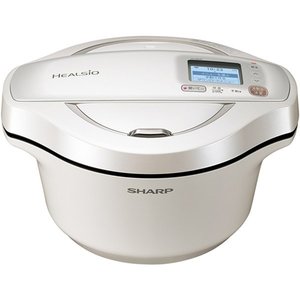SHARP ヘルシオ ホットクック 電気無水鍋 2.4L ホワイト系 KN-HW24F-W
