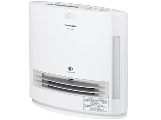 パナソニック 加湿機能付きセラミックファンヒーター DS-FKX1205-W ホワイト(1台入)