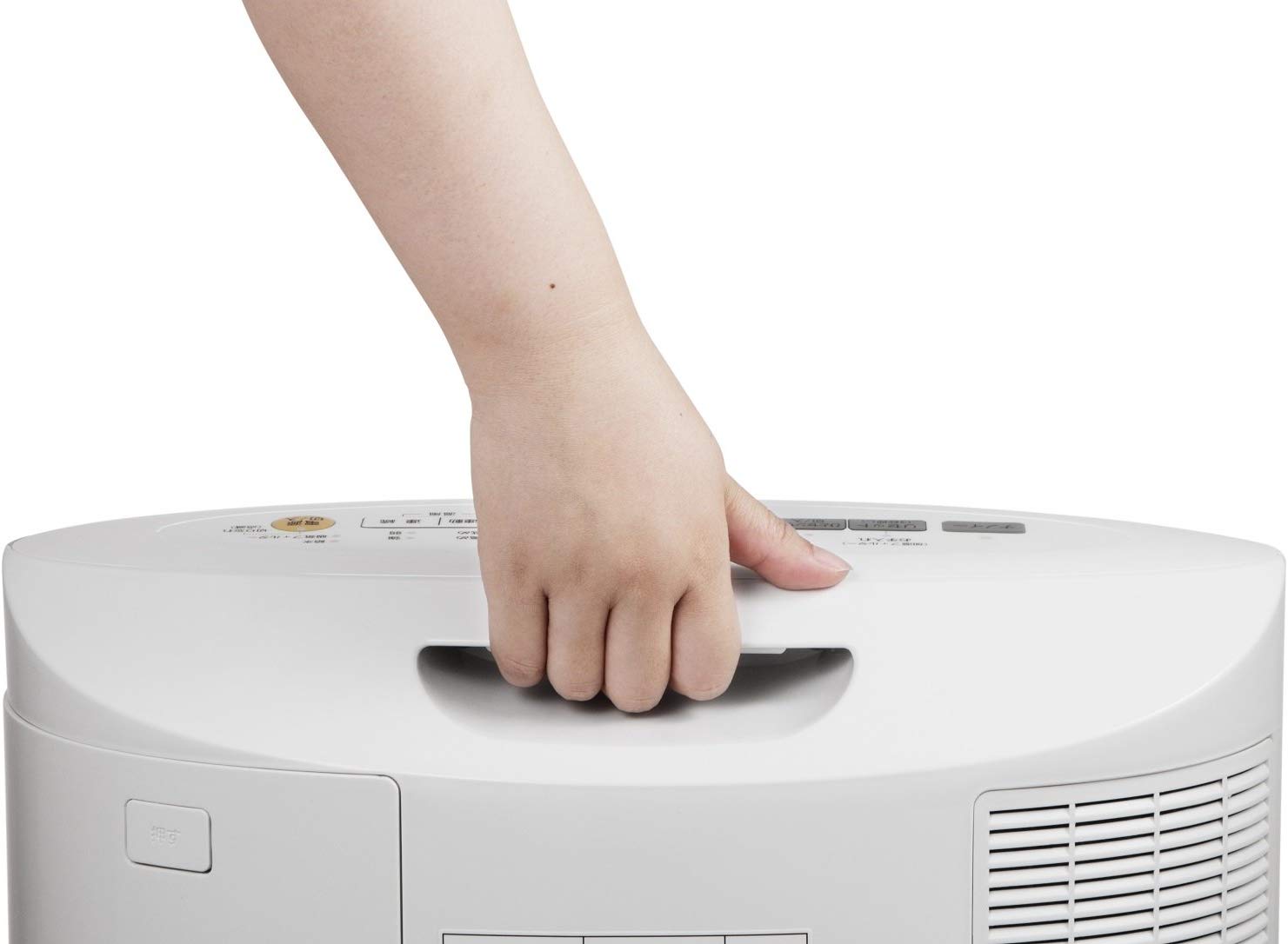 パナソニック 加湿機能付きセラミックファンヒーター DS-FKX1205-W ホワイト(1台入)