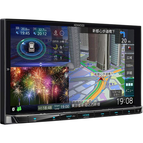 値下げしました‼️KENWOOD彩速ナビ7型ワイドモデル【MDV-S707W】 楽天市場】JVCケンウッド KENWOOD 彩速ナビ MDV-S707L | 価格