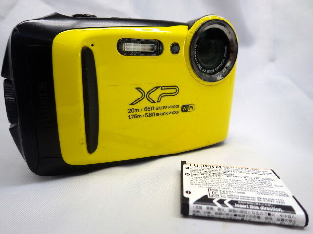 【稼働品】FUJIFILM FINEPIX XP80 デジタルカメラ イエロー FUJIFILM FinePix FinePix XP80 Y 16.4mp W. 5x Zoom Lens