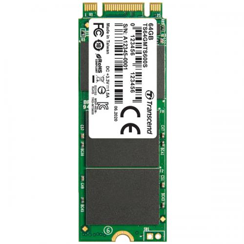 Transcend M.2 SSD 64GB TS64GMTS600S