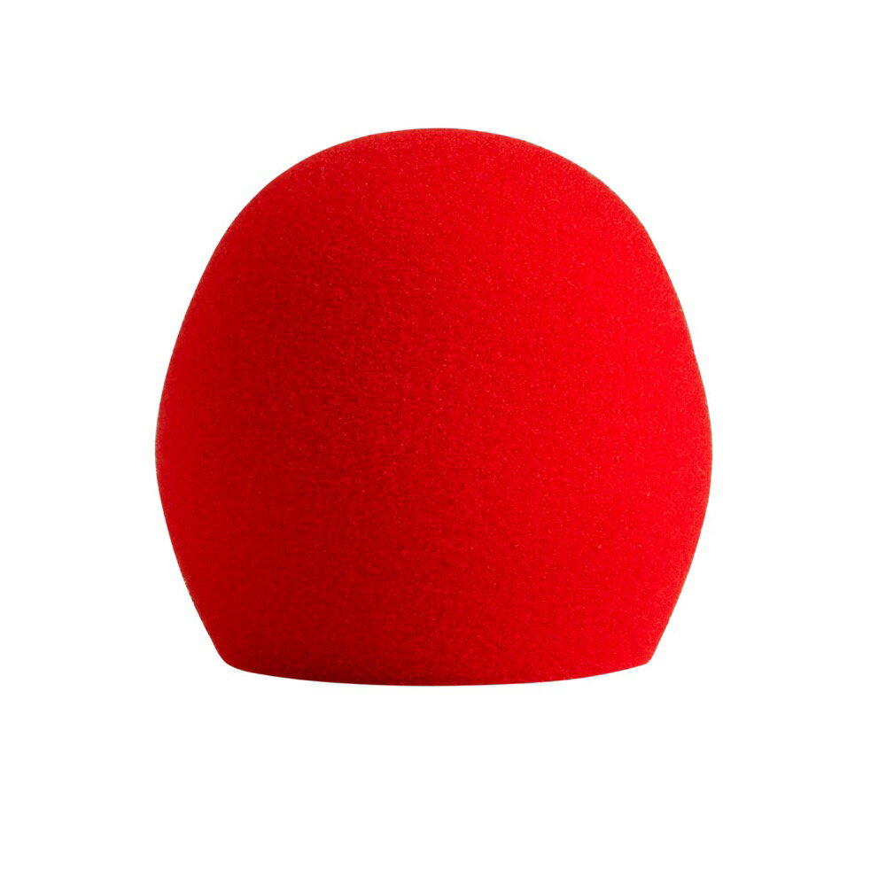 SHURE マイクロホンウインドスクリーン レッド A58WSRED