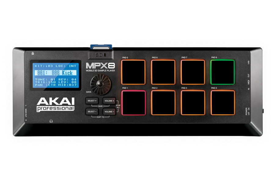 楽天市場】MPD218 USB - MIDIパッドコントローラー アカイ AKAI