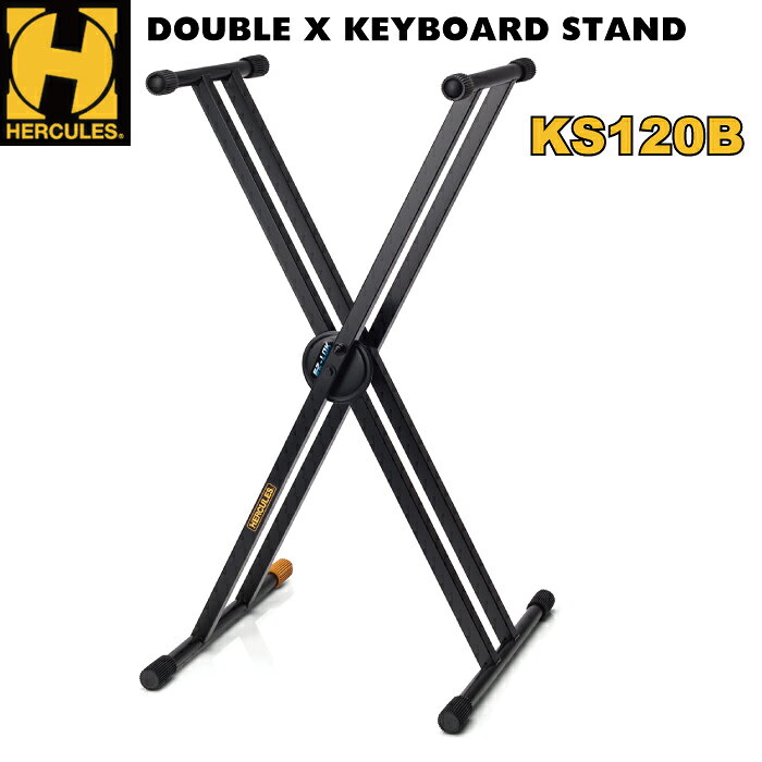 楽天市場】HERCULES/ハーキュレス KS210B X型2段キーボードスタンド