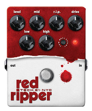 楽天市場】TECH21/SansAmp エフェクター red ripper レッド・リッパー
