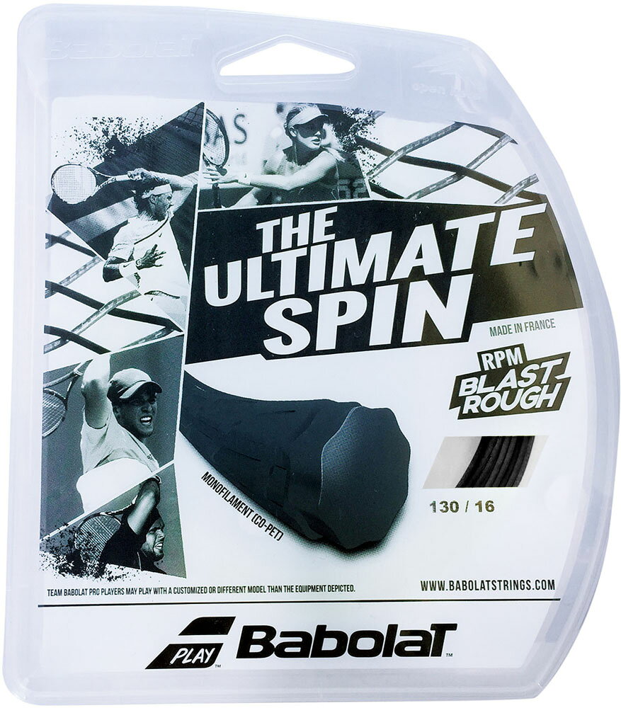 babolat バボラ  rpm blast rough rpm ブラスト ラフ 125/130  ロール ba243136 硬式テニスストリング ガット