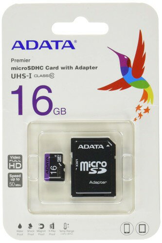 A-DATA microSDHCカード AUSDH16GUICL10-RA1