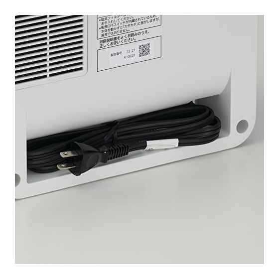 セラミックファンヒーター ホワイト DS-FN1200(1台)