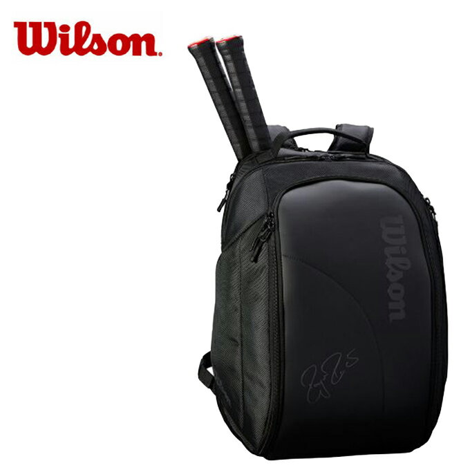 RF バックパック 黒 RF バックパック 黒 RF BACKPACK by Wilson Japan Racquet