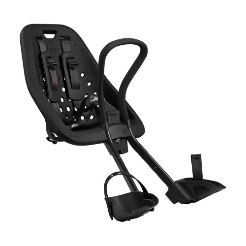 Yepp Mini(イエップ ミニ) 盗難防止ロックつき自転車用子ども乗せチャイルドシート フロント取付タイプ 取付金具セット 【対象年齢1~3歳】 ブラック 20101black