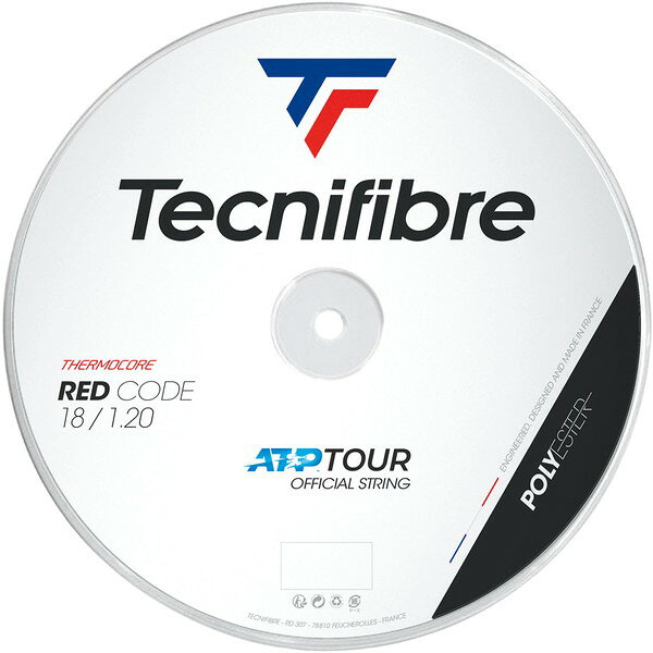 Tecnifibre テクニファイバー 硬式テニス用ストリング RED CODE 1.25 レッド・サイズ：200m TCF-04RRE125XR