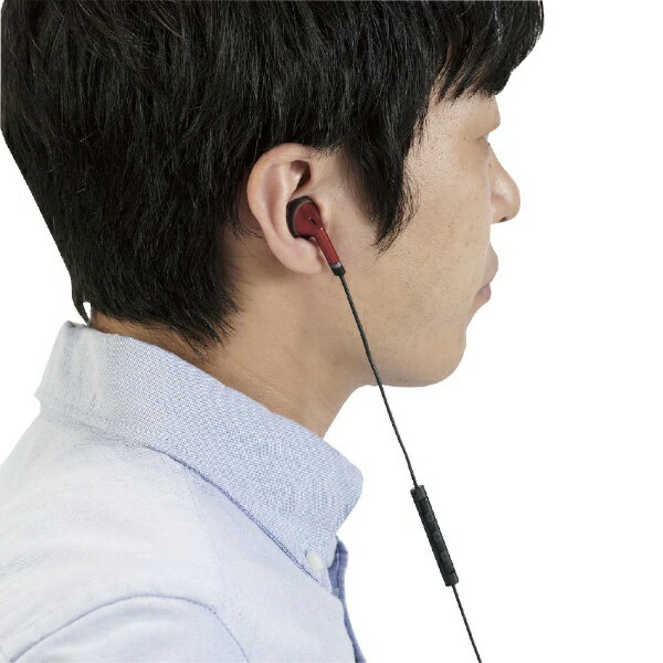 ELECOM 高耐久マイク付きセミオープンライトニングイヤホン EHP-LFS10IMRD