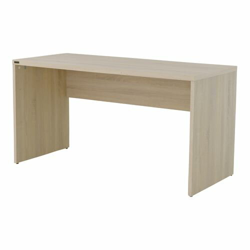 佐藤産業 SatoSangyo HELM デスク 作業机 幅140cm 奥行60cm 高さ73cm オークホワイト 木製 シンプル HM140-73DS IV