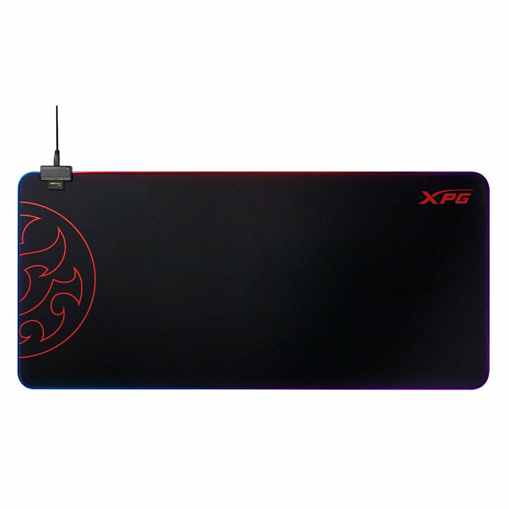 ADATA｜エイデータ ゲーミングマウスパッド XPG BATTLEGROUND XL PRIME RGB ブラック BATTLEGROUNDXLPRIME-BKCWW BATTLEGROUNDXLPRIME