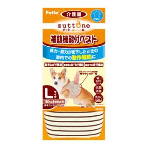 ペティオ ずっとね 老犬介護用 補助機能付ベストK(Lサイズ*1コ入)
