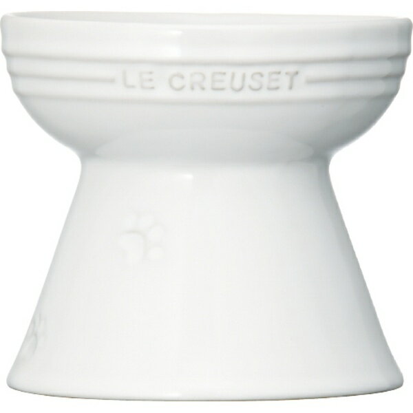 LECREUSET｜ル・クルーゼ ハイスタンド・ペットボール ホワイト