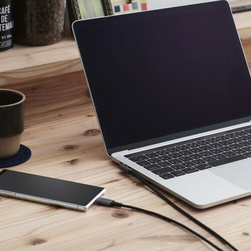 エレコム USBケーブル USB2.0 C-C Type-Cケーブル 3A出力 PD対応 L字コネクタ 1.5m(1個)