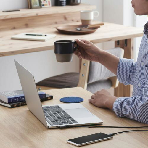 エレコム USBケーブル USB2.0 C-C Type-Cケーブル 3A出力 PD対応 L字コネクタ 1.5m(1個)