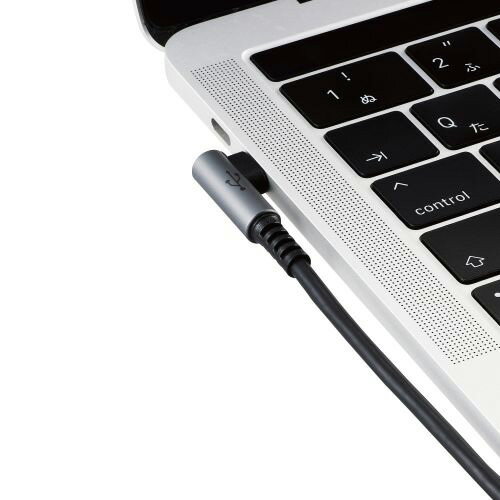 エレコム USBケーブル USB2.0 C-C Type-Cケーブル 3A出力 PD対応 L字コネクタ 1.5m(1個)
