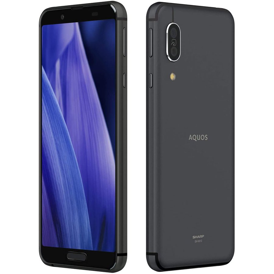 AQUOS - ドコモ AQUOS sense3 SH-02M Blackの ムスビー｜docomo AQUOS sense3 SH-02M ブラック 663【AQUOS
