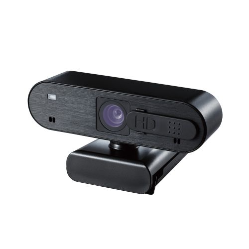 エレコム WEBカメラ マイク内蔵 200万画素 Full HD オートフォーカス UCAM-C820ABBK(1個)