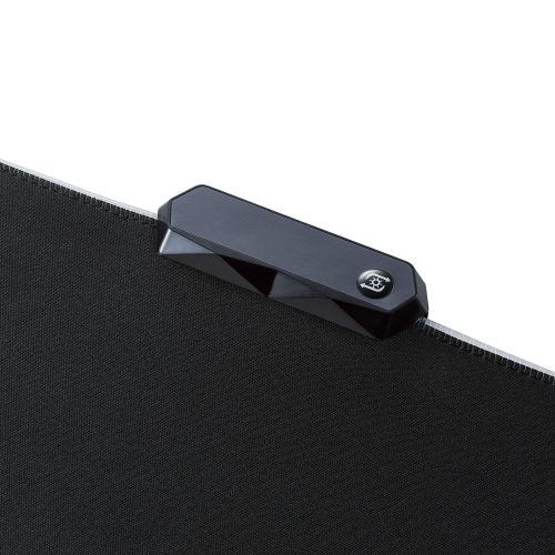 エレコム マウスパッド ゲーミング ブラック 光る 電源スイッチ付 MP-GL01BK(1個)