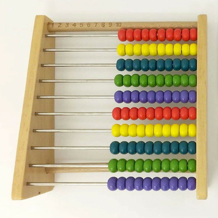 木製１００だまそろばん/シルバ-バック