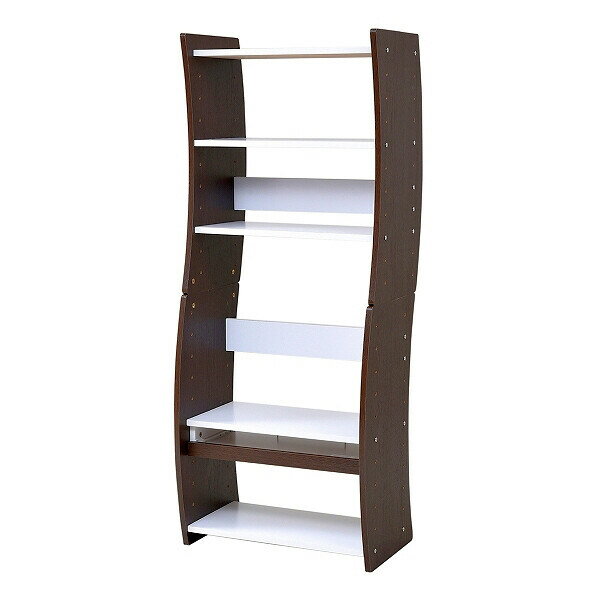 ジェイケイ・プラン  流線型がおしゃれな4WAYパソコンデスク FWD-0208-WHDB