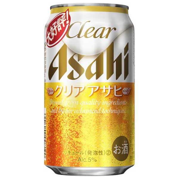 クリア　アサヒ　缶350ml　6缶パック