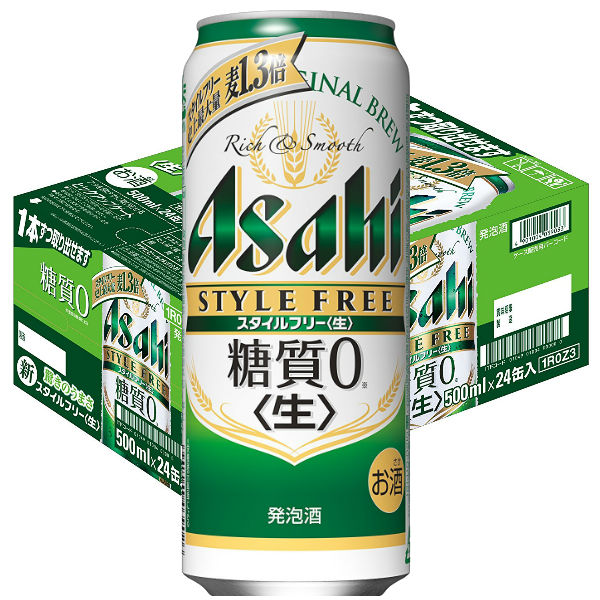 アサヒスタイルフリ-缶500ml 24缶入り