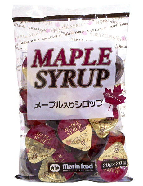 楽天市場】サクラ食品工業 サクラ食品工業 メープル入りシロップ 19gX4