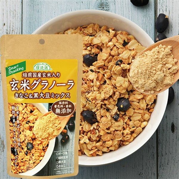 業務用菓子問屋GGxケロッグ　２８０Ｇ 素材まるごとグラノラ全粒穀物１００％ナッツ＆ベリ−×24個 : ケロッグ 素材まるごとグラノラ 全粒穀物100％ 黒豆