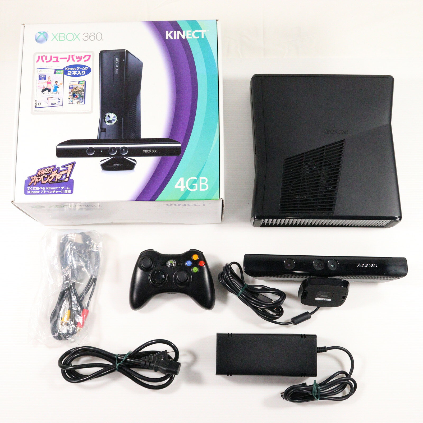 楽天市場】日本マイクロソフト Xbox 360 4GB ＋ Kinect