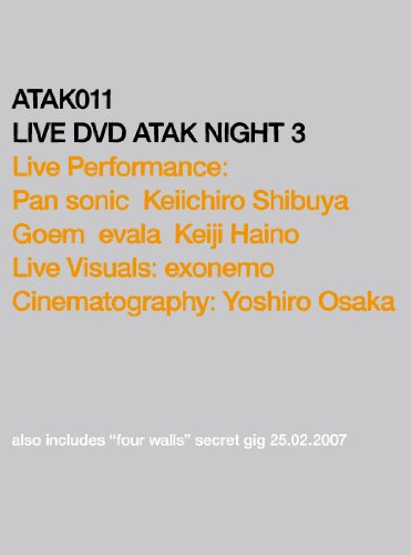 ATAK011　LIVE　DVD　ATAK　NIGHT　3/ＤＶＤ/ATAK-011