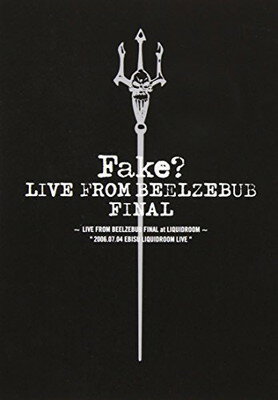 LIVE　FROM　BEELZEBUB　FINAL/ＤＶＤ/TKBA-1097