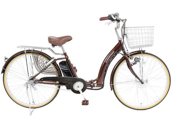 21テクノロジー 21Technology DA243 チョコブラウン 電動アシスト自転車 シマノ製3段変速 折りたたみ可 24インチ 電動自転車