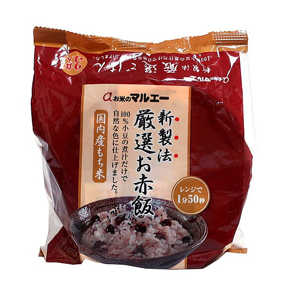 楽天市場】マルエー食糧 マルエー食糧 新製法 厳選お赤飯 160gX3 