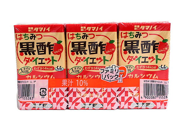 タマノイ はちみつ黒酢ダイエット(125ml*3パック入)